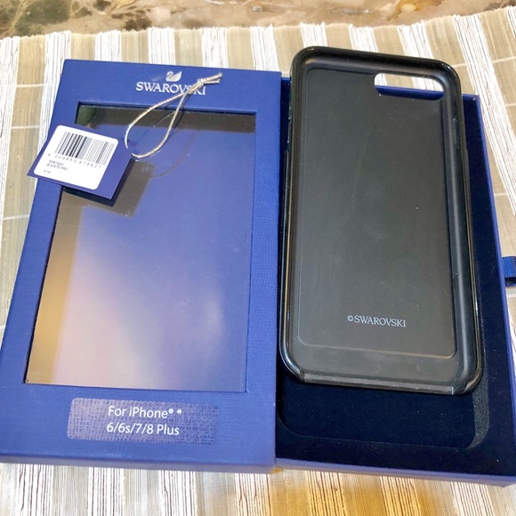 Swarovski-Black STS PRO iPhone Case-6-/6s/7/8+ - Picture 2 of 4